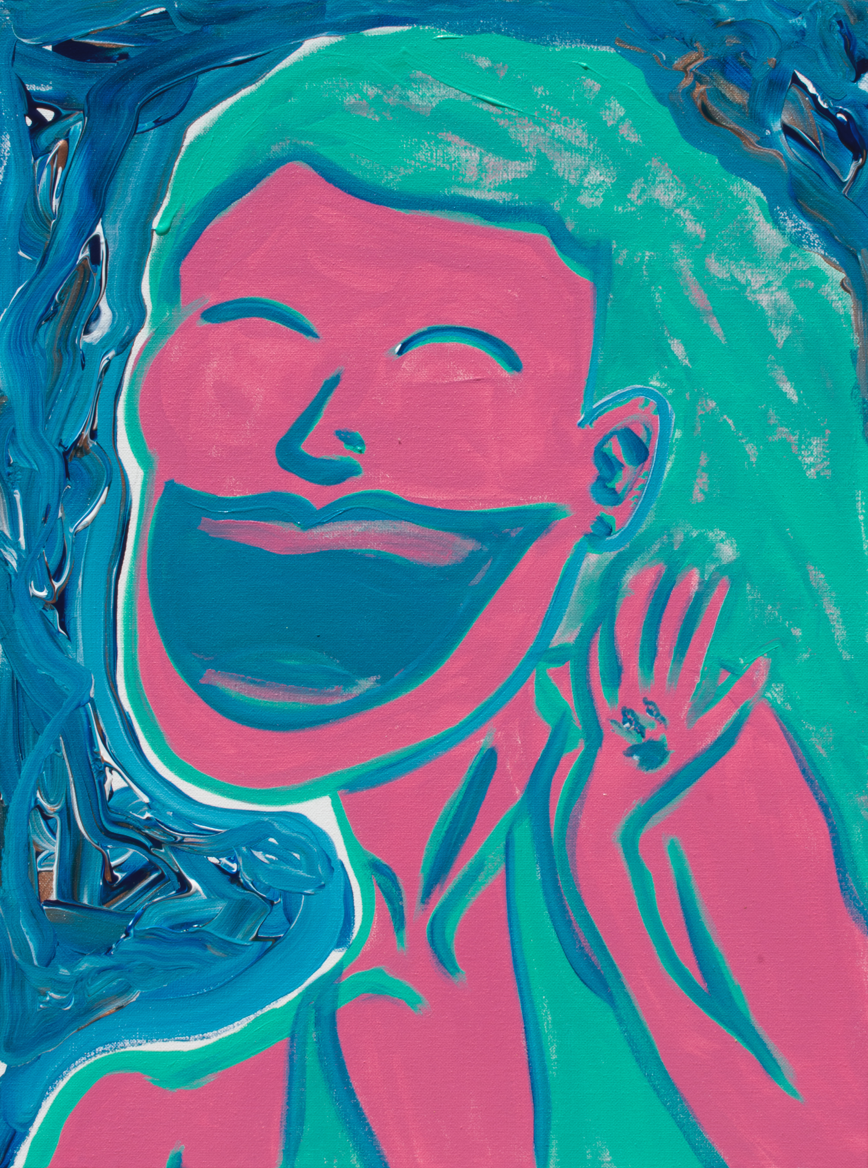 laughing lady